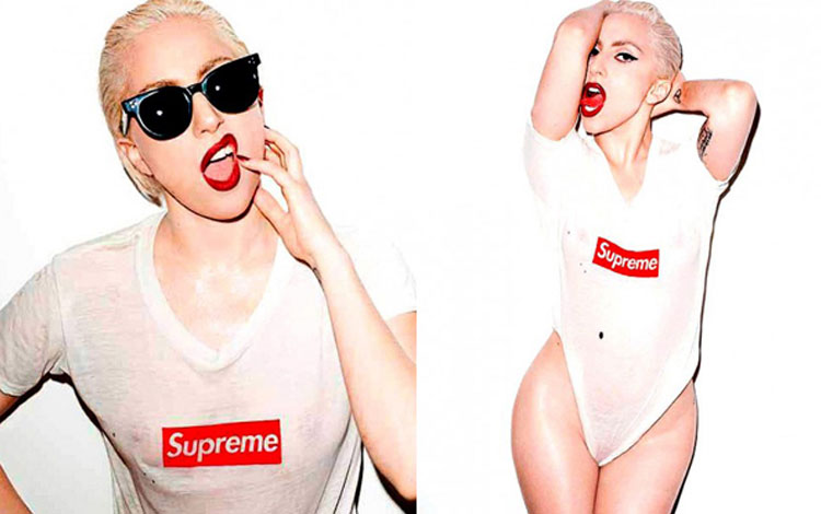 Terry Richardson | Lady Gaga en la campaña Supreme